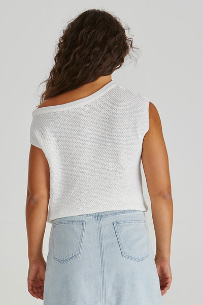 Jaci Knit Top - White