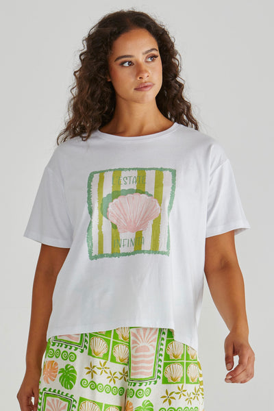 Cynthia Tee - Seashell Stripe