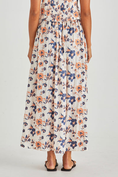Luca Full Skirt - Floral Embroidery