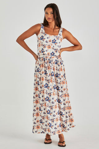 Luca Crop Top - Floral Embroidery