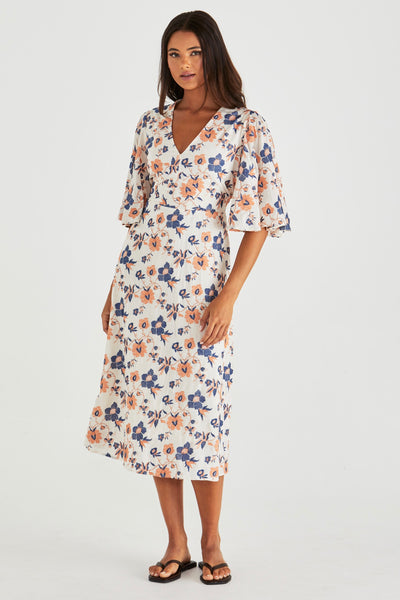 Luca Dress - Floral Embroidery