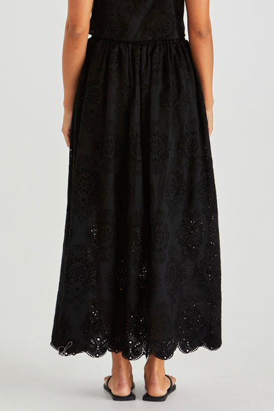 Ani Full Skirt - Black