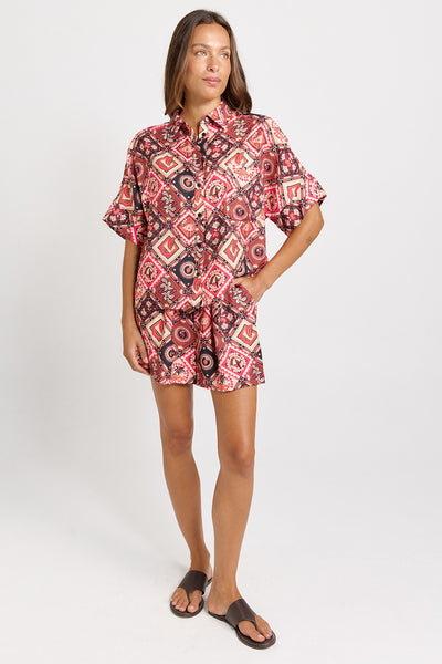 Solstice Short - Coco Print