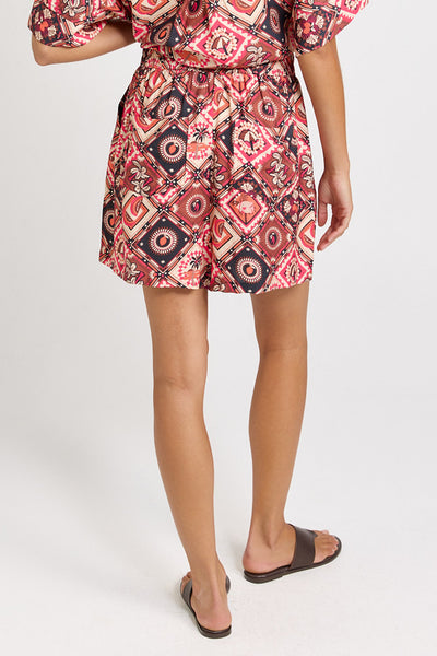 Solstice Short - Coco Print
