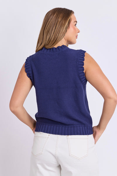 Vesper Knit - Deep Blue