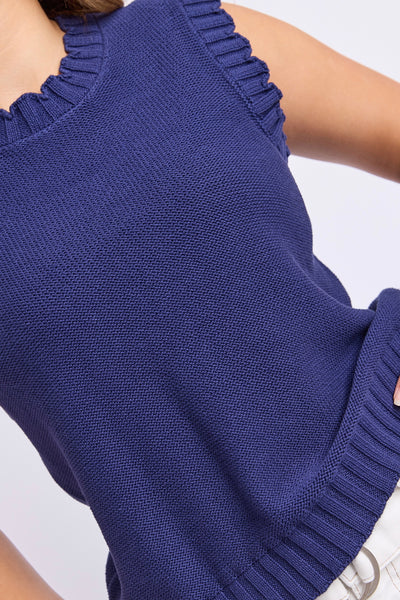 Vesper Knit - Deep Blue