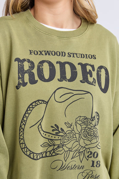 Western Rose Crew - Fern Green