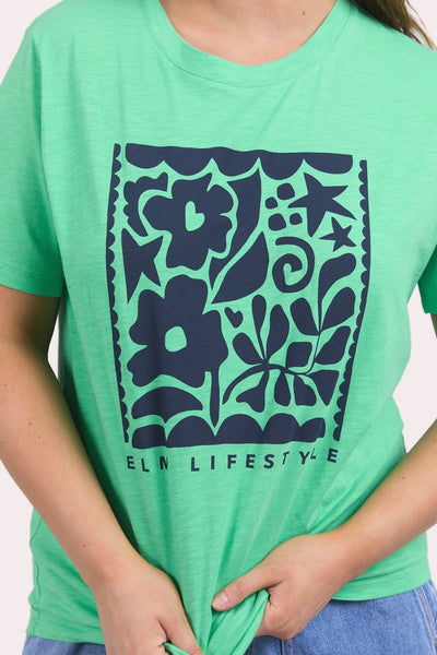 Winona Tee - Spring Green