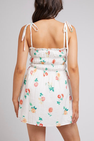 Santorini Mini Dress - Print