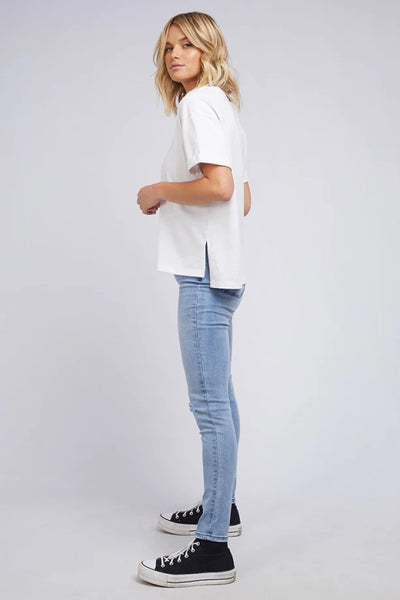 All About Eve Washed Tee - White